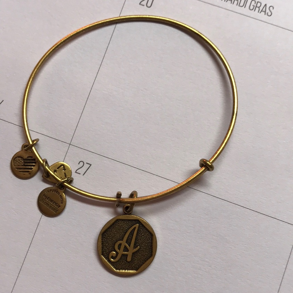 “A” ALEX AND ANI bracelet